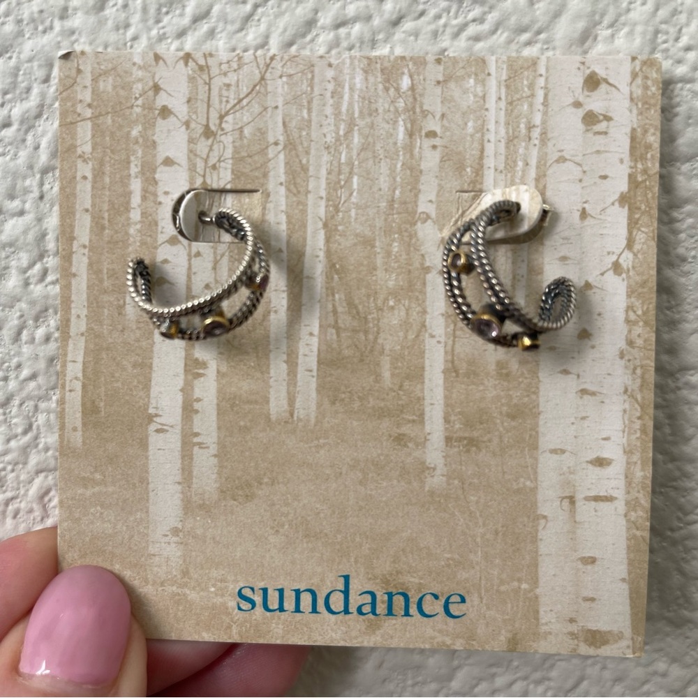 Sundance Rodeo Rose Hoop Earrings